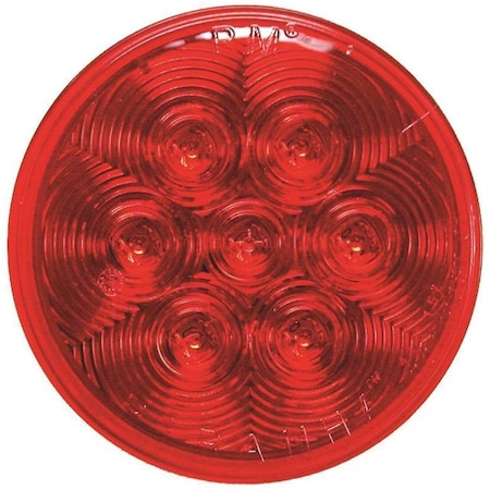 Auto Usa 4 in. Round LED Stop, Turn & Tail Lights, Red AU339774